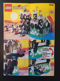 LEGO Castle 6086 Black Knight's Castle, 6057, 6034, (2 Sets) 6009, (2 Sets) 1491