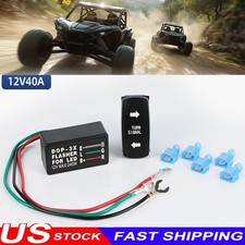 4Pin ATV UTV Turn Signal Rocker Switch SPDT K...