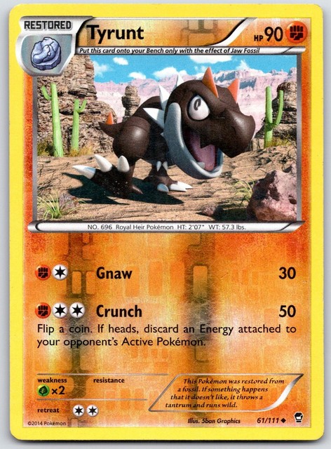 Tyrunt [Reverse Holo] #61 (Furious Fists (2014))