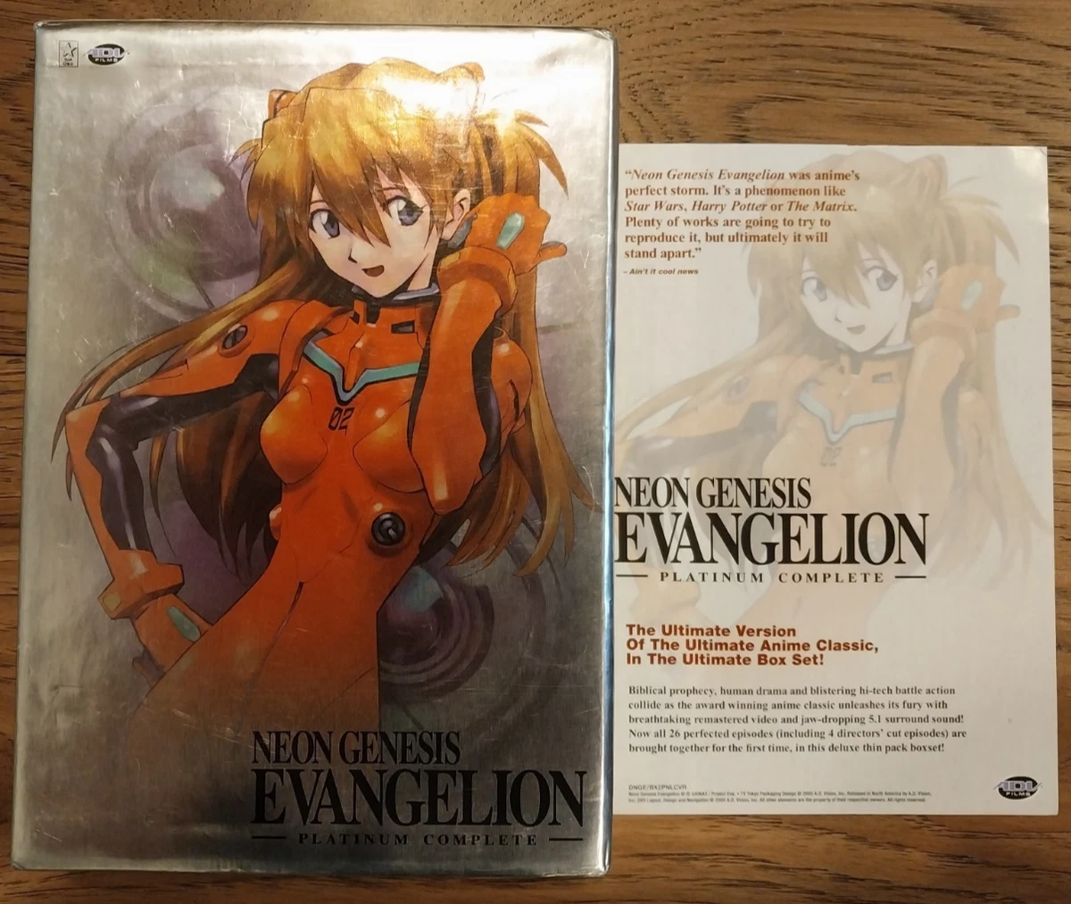 Platinum Edition Neon Genesis Evangelion DVDs for sale | eBay