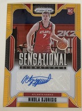 2024-25 Panini Prizm Sensational Signatures Gold #SS-NDJ Nikola Djurisic /10