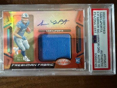 2023 FRESHAN FABRIC SAM LAPORTA AUTO PSA 8