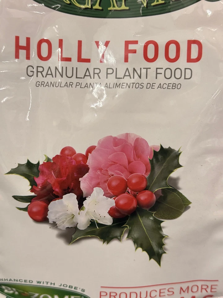 (2) Jobe's 4 lb Orgánico Granular Acebo Planta Alimento Mejorado con Biozoma 09827 Foto 3 de 4