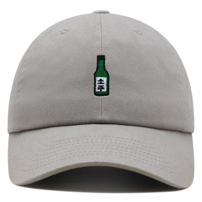 JPAK Soju Premium Dad Hat Soft Cotton Breathable Foodie Korean Drink