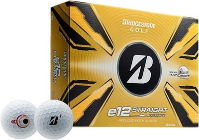 Bridgestone Golf 2023 e12 Contact Golfbälle, weiß