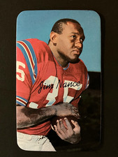 1970 Topps Super Football - Jim Nance - #26 - Patriots - NM