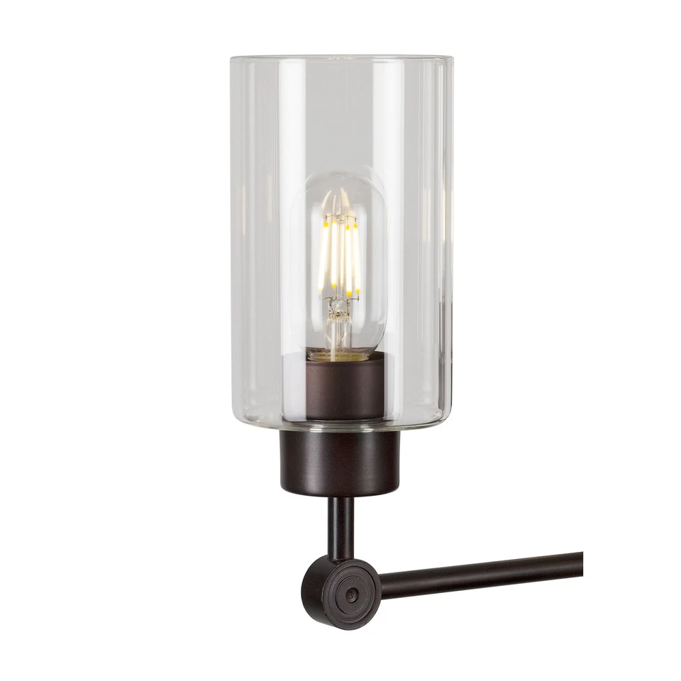 Forte Lighting 2614-03 Jayden 3 Light 18"W Pillar Candle - Bronze - Image 3 of 4