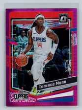 2023-24 Donruss Optic #71 Terance Mann Hyper Pink NBA Los Angeles Clippers