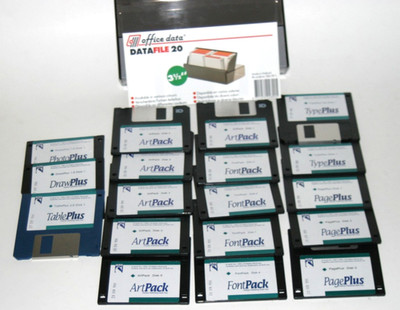 Office DataFile 20 Aufbewahrungskoffer & 18 3 1,2'' Disketten