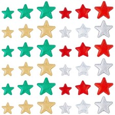 1box about 120pcs 12 style Christmas Star Non-woven Fabric Ornament