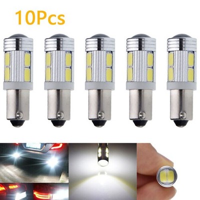 10X BAY9S LED H21W Weiß 120° 5630 SMD 12V Glühbirnen Auto Seite Wedge Blinklicht