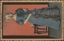 Postcard: DRESS OF SARAH CHILDRESS POLK U. S. NATIONAL MUSEUM, SMITHSO