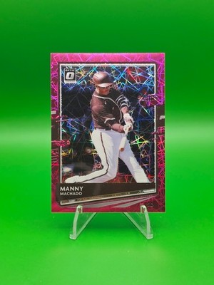 2020 Donruss Optic Manny Machado #180 Pink Velocity Prizm /199 137/199