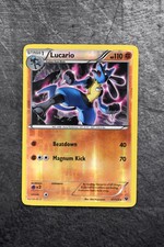 Pokemon TCG - Lucario 47/124 - Fates Collide - Rare Reverse Holo