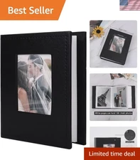 Personalized 100 Page Photo Album - Black Classic Design for Special Occasions