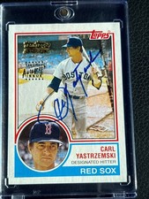 Carl Yastrzemski 2001 Team Topps Legends Autographs #550 Auto Red Sox