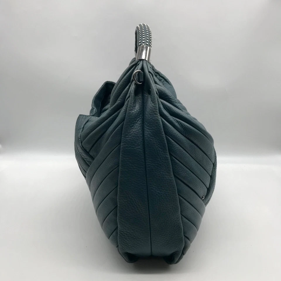 Сумка хобо Kenneth Cole синяя стеганая кожа - Изображение 3 из 4