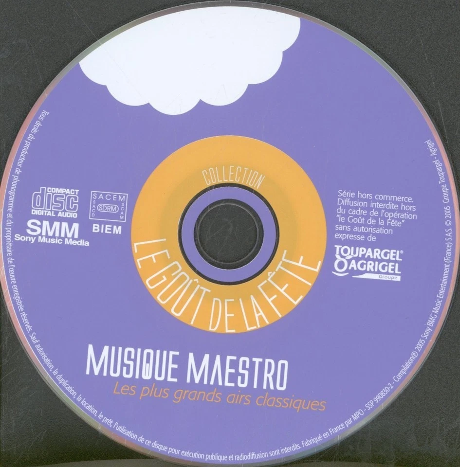 SSP9908302 Various Artists Musique Maestro: Les Plus Grands Airs Classiques CD - Bild 3 von 3