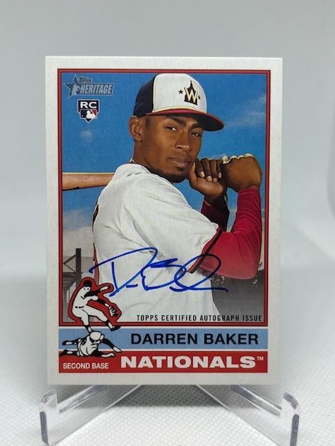 2025 Topps Heritage Real One Auto #ROA-DB Darren Baker