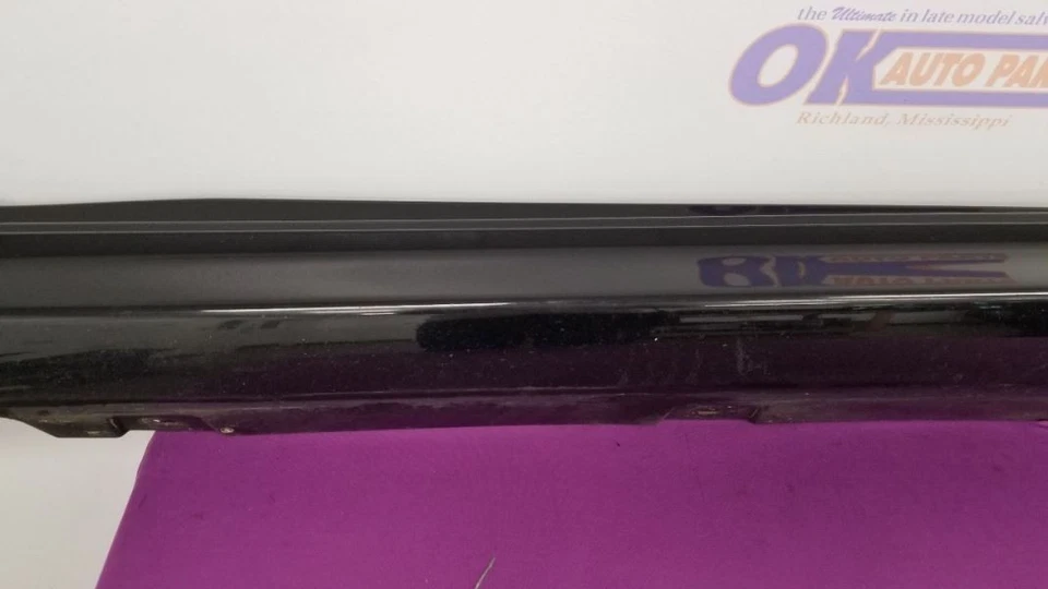 17 BMW 650I F06 GRAN COUPE ROCKER PANEL MOULDING SIDE SKIRT LEFT DRIVER BLACK Foto 3 de 4