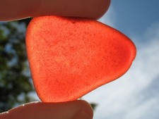 Genuine Large Rare RED Sea Glass Jewelry Quality Surf Tumbled PR Beach Found
