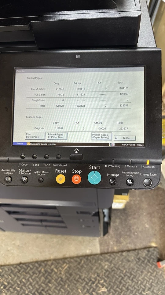 Kyocera TASKalfa 7052ci Color A3 Fuser Unit - Image 2 of 2