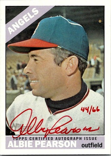 Albie Pearson [Red Ink] #AP 2015 Topps Heritage Real One Autographs card