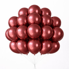 Latex Balloons 10 inch Metallic Chrome Mixed Colors Event Party Decor