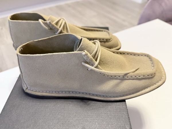 Women Massimo Dutti Heels Beige Suede 38