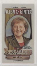 2021 Topps Allen & Ginter Chrome Mini World Leaders Angela Merkel #MWL-1 0he2
