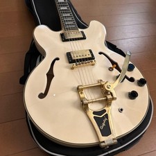 Epiphone ES 335 AW White Electric Guitar Bigsby USED