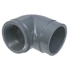 Zoro Select 9807-007 Cpvc Elbow, 90 Degrees, Schedule 80, 3/4" Pipe Size, Fnpt,