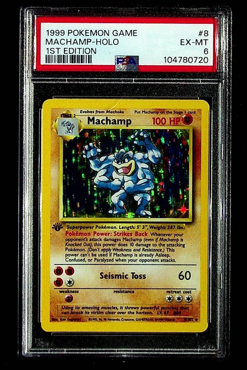 First Edition Pokémon Machamp Individual Cards for sale - eBay