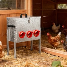 Chicken Nesting Boxes, 4-6 Hole Metal Chicken Egg Laying Box for Chicken Coop