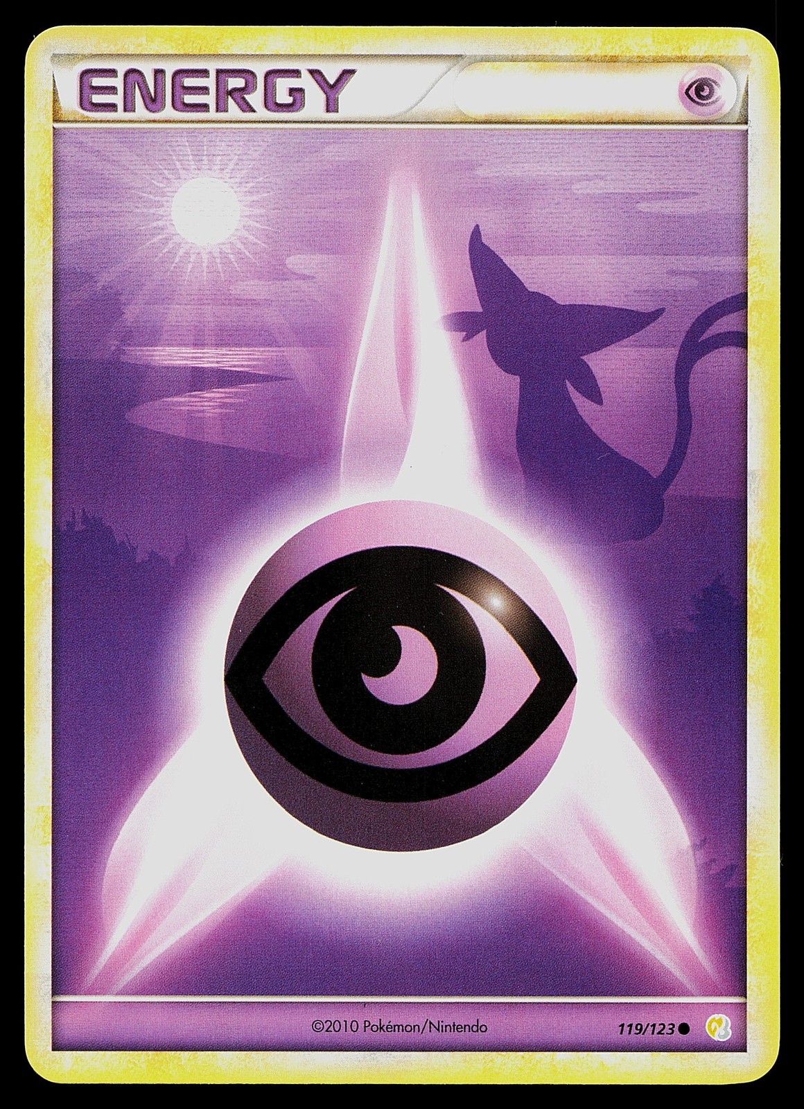 Pokemon Card - Psychic Energy HeartGold SoulSilver 119/123 Common