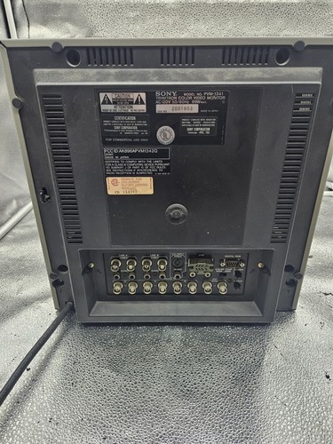 Sony Trinitron PVM-1341 Professional Analog Composite S-Video RGB 13" Monitor - Picture 4 of 5