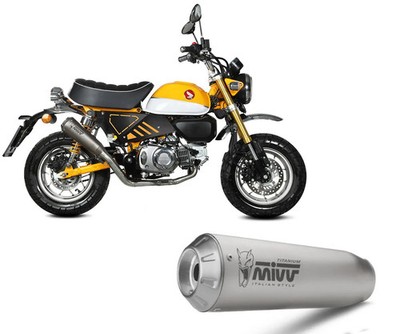 Komplette Auspuffanlage Mivv X-M1 Titanium Originale E5 Honda Monkey 2018 2021