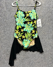 Vintage NEW Christina Womens One Piece Swimsuit Size 16 Regular Floral