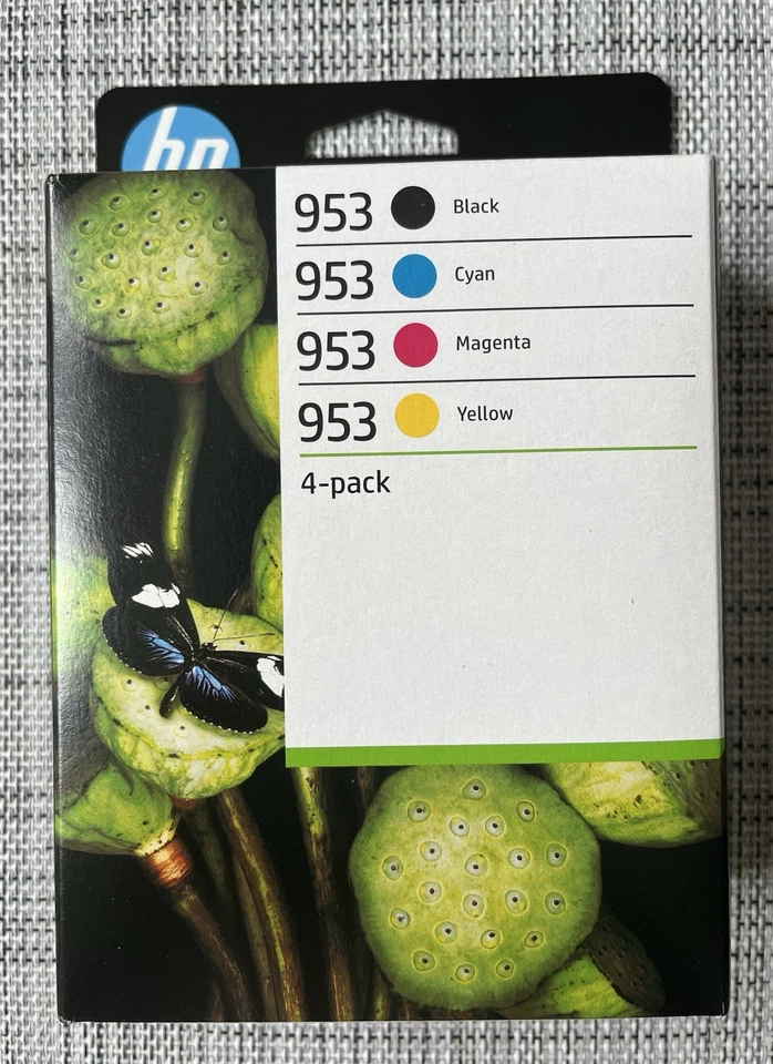HP 953 Pack de 4 Cartouches d'Encre Noir/Cyan/Magenta/Jaune - Photo 1/2