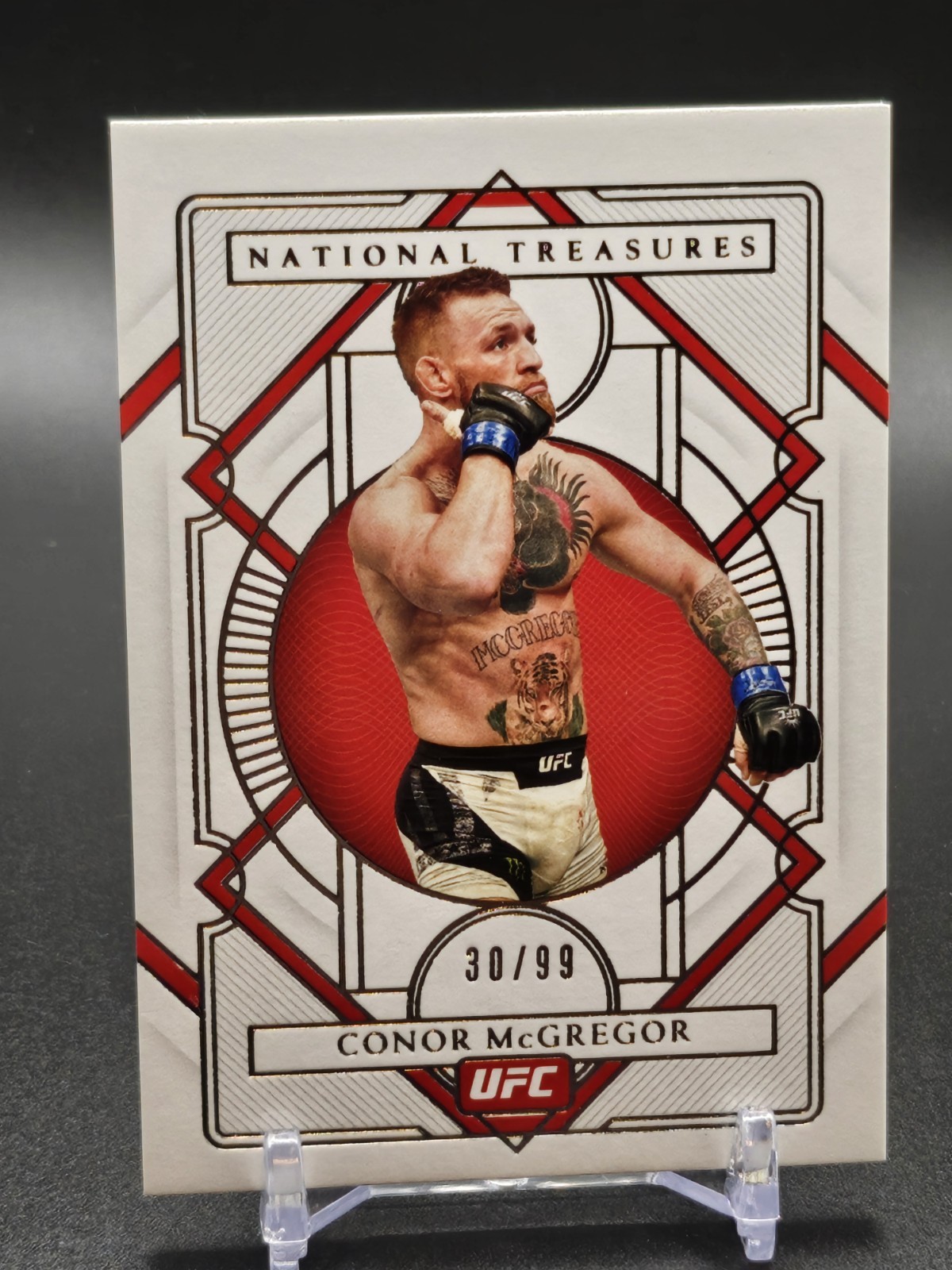 2021 Panini Chronicles UFC - National Treasures Conor McGregor #374 /99