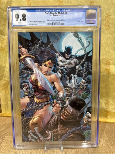 Dark Nights: Metal #6 CGC 9.8 Batman Who Laughs Virgin Convention Cover Graded