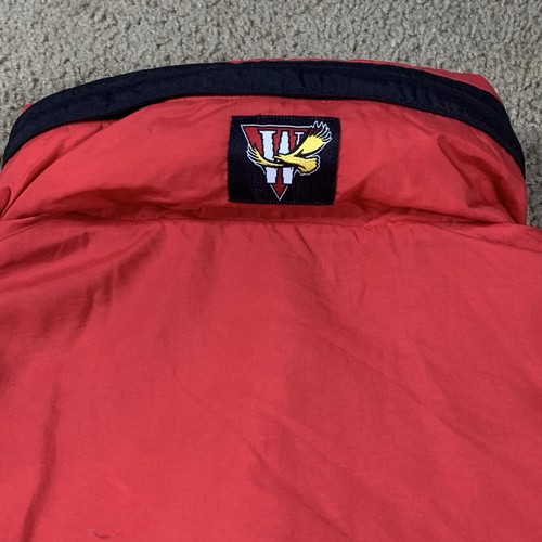 Winston Cigarette Jacket Black Red Lined Full Zip Mens L VTG 90s Western READ - Picture 16 of 20