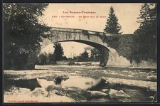 CPA Coarraze, Le Pont sur le Gave 