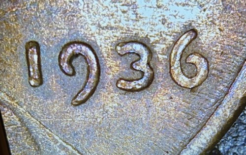 1936-P DDO Lincoln Wheat Cent 1C RB Nice Toning! - Picture 4 of 13