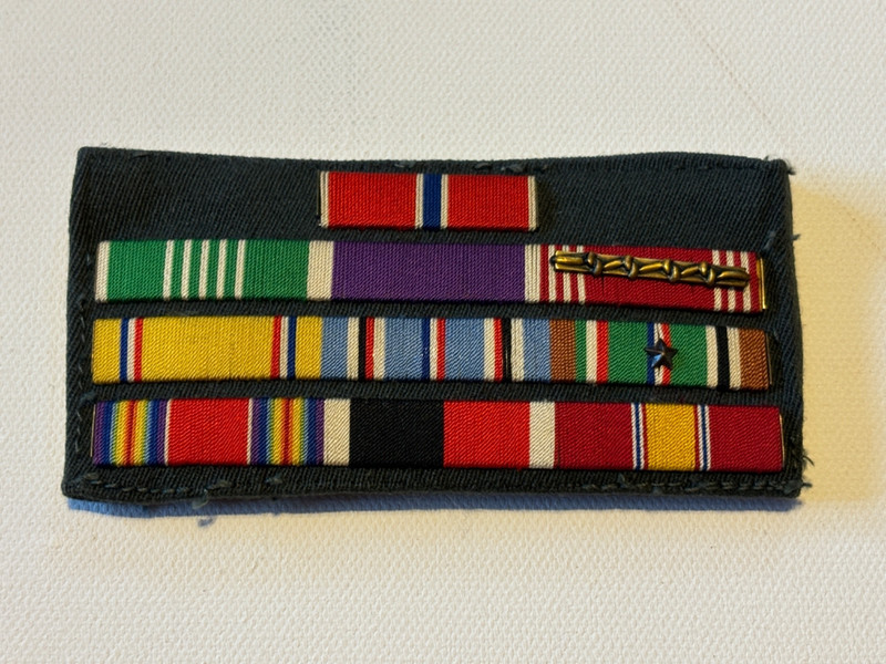 Ww2  wwII Korean War custom made ribbon bar medal set 35th infantry division