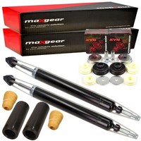 2X Maxgear StoßDäMpfer + Service-Kit + Domlager Hinten FüR BMW 1 E81 E82 E88 3