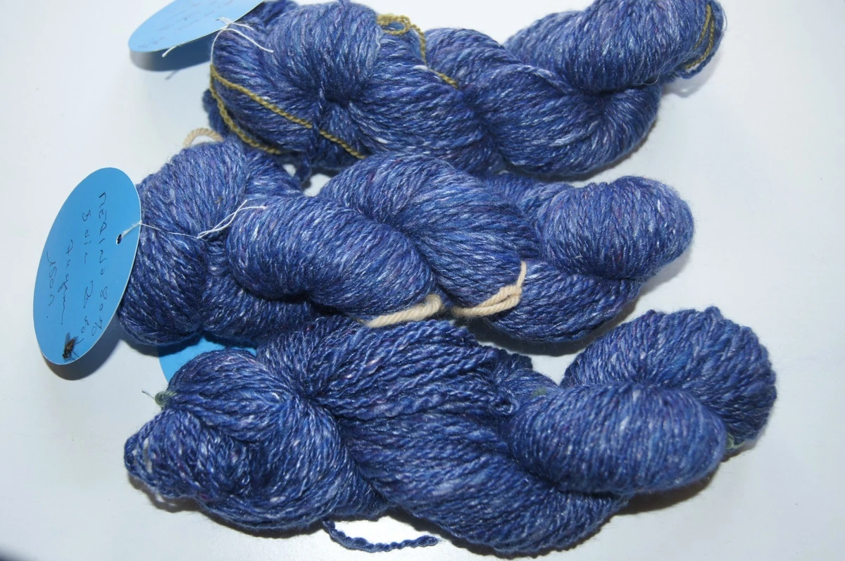Lot De 2 écheveaux De Laine Mérinos Multicolore – Filé Main/peint à La Main – Pour Aiguilles N°5/crochet N°4