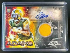 2014 Topps Fire Davante Adams Auto Patches RC #/500 Packers Rookie