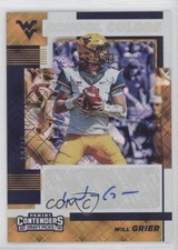 2019 Panini Contenders Draft Picks Diamond 14/15 Will Grier #4 Auto uk2