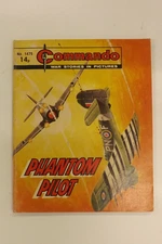 COMMANDO COMIC WAR STORIES IN PICTURES No.1475 PHANTOM PILOT 1981 GN329